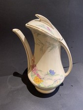 Lovely Art Deco Burslem, 'Moorland' Crownford Coffee Pot 