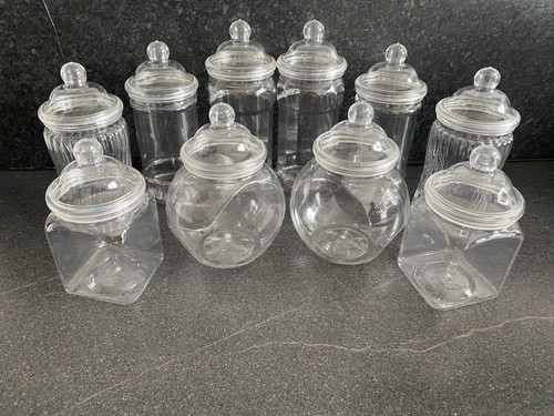 X10 victorian plastic - x10, jars