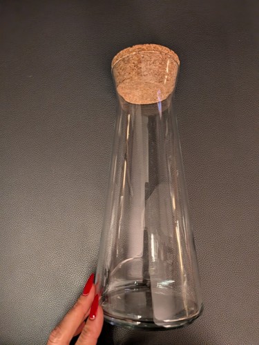 Elegant glass carafe - elegant,