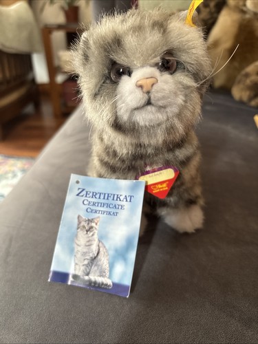 Whiskers steiff cat plush - steiff,