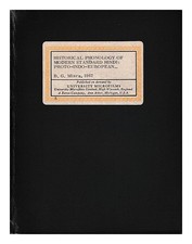 Misra, Bal Govind Historical Phonology Of Modern Standard Hindi: Proto-Indo-Eur
