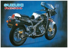 SUZUKI Poster RG500 Gamma 1985