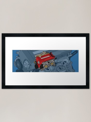 Rb26 engine mug framed - rb26,