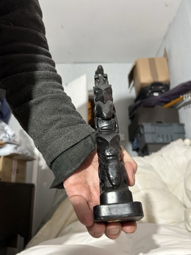 Canadian made totem pole - made,