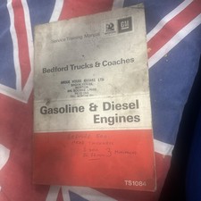 Bedford Trucks & Coaches Gasoline & Diesel Engines Service Training Manual 1973