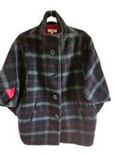 Mohair Wool Blend Jacket Black