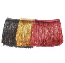 Tassel Fringe / Tassel Fringing Trim Tinsel Lametta Material 20cm 8" 16 colours