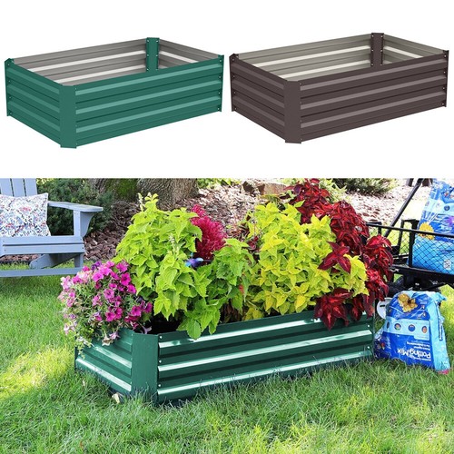 Galvanized raised garden bed - galvanized,