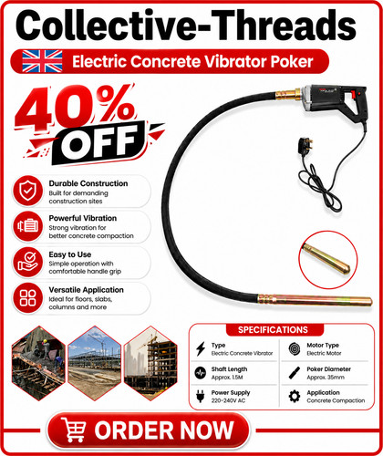Electric concrete vibrator - concrete,