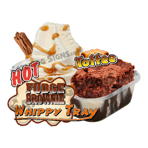 Toffee hot brownie - hot,