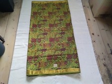 Silk offcut from genuine vintage Indian sari, sold by the yard