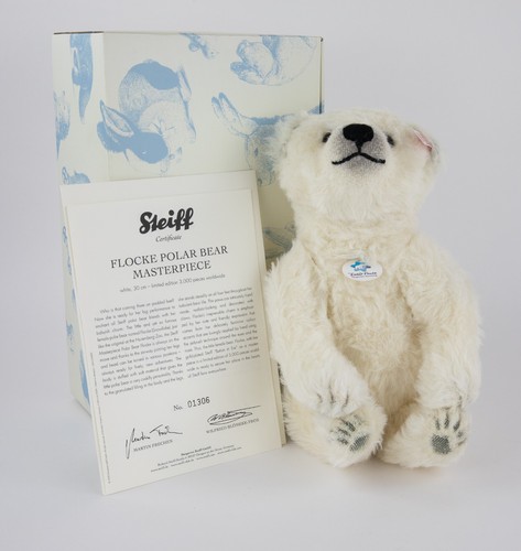 Steiff flocke polar bear - steiff,