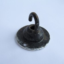 Vintage Cast Iron Ceiling Hook (Chandelier Lamp Light Antique Pendant Rose)