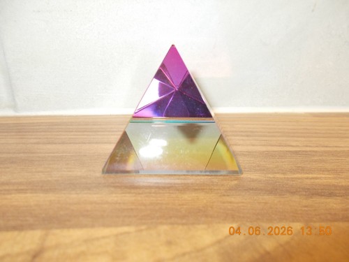 Crystal pyramid optical prism - crystal,