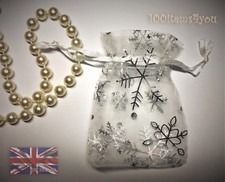 Organza Bags 9 x 12 cm White