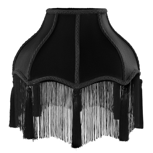 Victorian velvet lampshade - velvet,