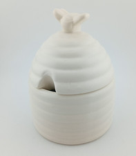 White Ceramic Round Beehive