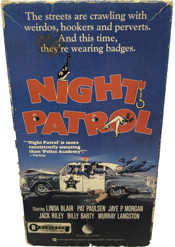 Night patrol vhs video linda - patrol,
