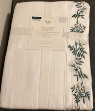 BNWT M&S EMBROIDERED DUVET SET