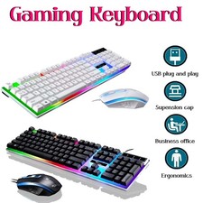 Gaming Keyboard Mouse Set USB