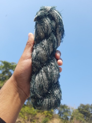 Quality recycled sari silk - sari,
