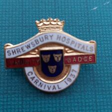 Vintage Badge Rare  Shrewsbury