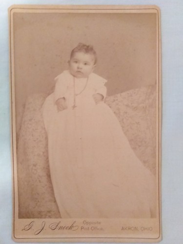 Antique cabinet card curly - antique,