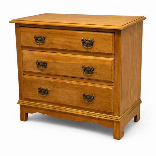 Antique victorian pine chest - victorian,