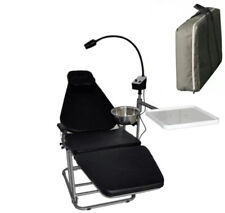 Dental Portable Folding Chairs DU32L with Cold LED Light+Cuspidor&Tray+Nylon Bag