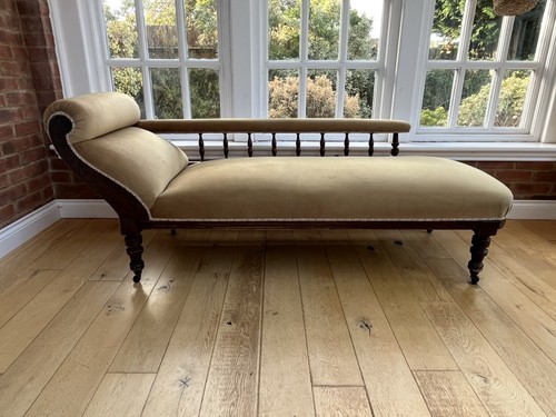 Rare edwardian chaise longue - rare,