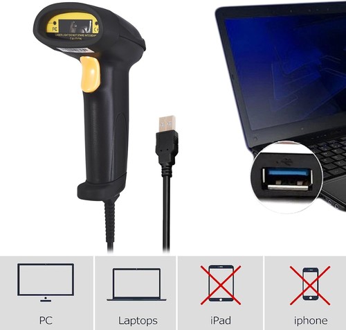 Proster barcode scanner usb - barcode,