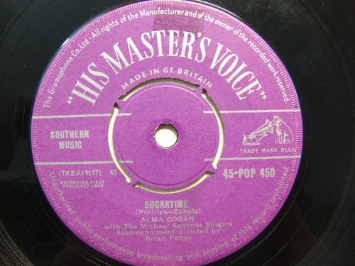 Alma cogan sugartime 1958 - cogan, –