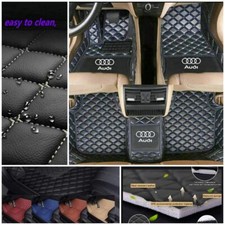 Car Mats For Audi A1 A3 A4 A5 Car Floor Mats All Weather Mats Set Waterproof