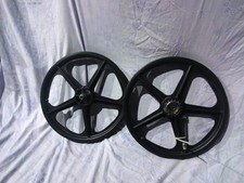 NOS SKYWAY TUFF BMX 16" WHEEL SET PAIR ALLOY HUB PK RIPPER GT HARRO DYNA