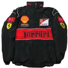 NEW Adult Racing Jacket Vintage, Ferrari Jacket ,Ebroidered Cotton Padded Hot