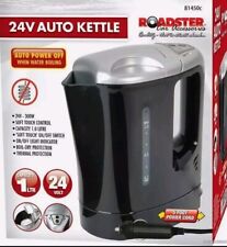 Roadster 24V Electric Travel Kettle - Black, 1L