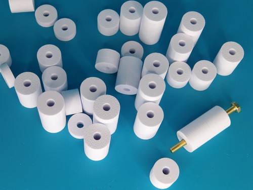 White plastic standoff - white, spacers