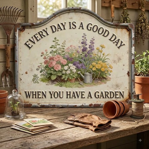 Vintage style wooden garden - wooden,