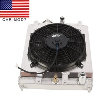 3 Row Radiator Shroud Fan For 1992-2000 Honda Civic EK EG DEL SOL/ Acura Integra