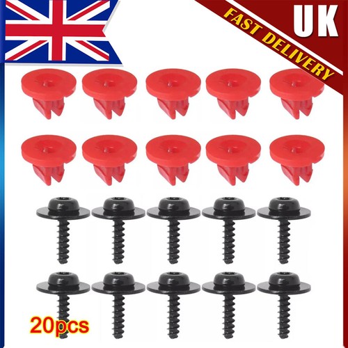 Engine undertray screws nuts - engine,
