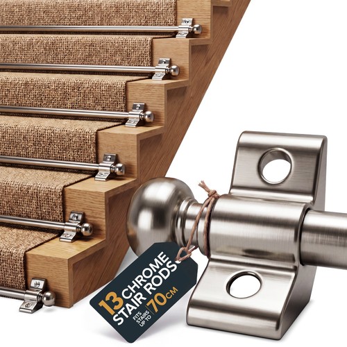 Stair rods pack chrome - stair, 13
