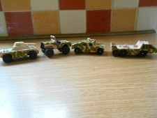 Four Vintage Matchbox Military