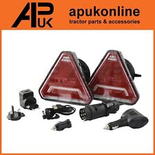 Connix & Wireless LED Magnetic Rear Brake Tail Stop Trailer Light Lamp Kit Set