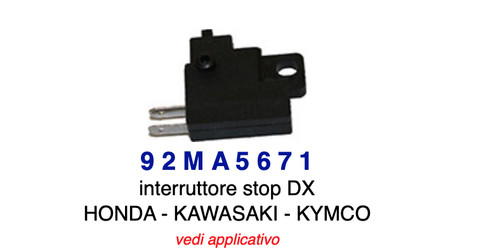 92ma5671 right stop - 92ma5671,