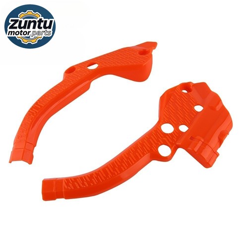 Motorcycle frame guards orange - motorcycle,