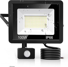 100w led floodlight pir - 100w,