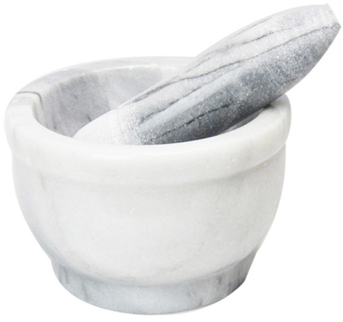Marble pestle and - cm,