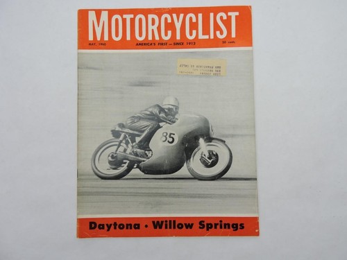 Motorcyclist magazine may 1960 - magazine,