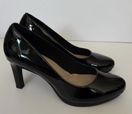 Clarks collection black patent - clarks,