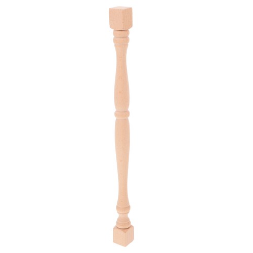 Unpainted wood baluster - unpainted,